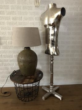 Dressman-Puppenmann, Alu-Rohbau, Torso auf Ständer