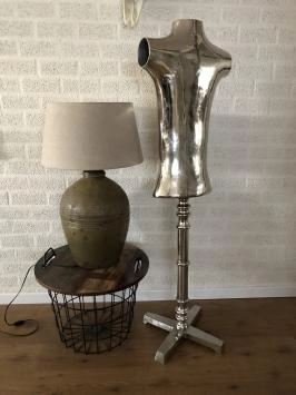 Dressman-Puppenmann, Alu-Rohbau, Torso auf Ständer