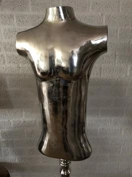 Dressman-Puppenmann, Alu-Rohbau, Torso auf Ständer