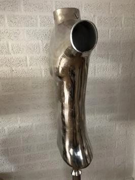 Dressman-Puppenmann, Alu-Rohbau, Torso auf Ständer