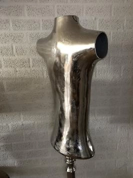 Dressman-Puppenmann, Alu-Rohbau, Torso auf Ständer