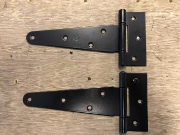 Set deur-kast scharnier, deurband, zwart borstband ijzeren deur scharnier
