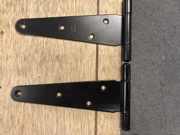 Set deur-kast scharnier, deurband, zwart borstband ijzeren deur scharnier