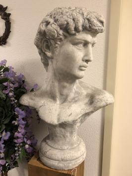 Skulptur David, massiver Stein, Statue