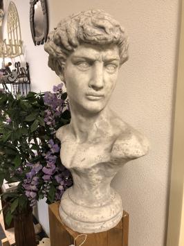 Skulptur David, massiver Stein, Statue