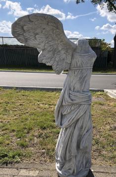 Schöne Engel Nikè, Garten Statue, einzigartig