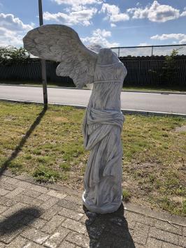 Schöne Engel Nikè, Garten Statue, einzigartig