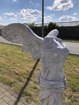 Schöne Engel Nikè, Garten Statue, einzigartig