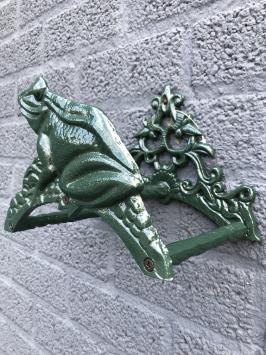 Frog - Schlauchhalter aus Gusseisen - grün - klassisch