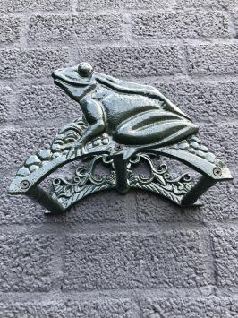 Frog - Schlauchhalter aus Gusseisen - grün - klassisch