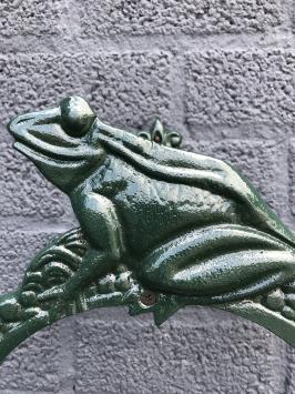 Frog - Schlauchhalter aus Gusseisen - grün - klassisch