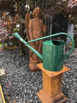 Klassische Gartengießkanne – Metall – grün – 7,5 Liter