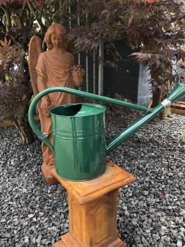 Klassische Gartengießkanne – Metall – grün – 7,5 Liter