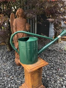 Klassische Gartengießkanne – Metall – grün – 7,5 Liter