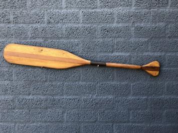 Houten peddel - handgemaakt - muurdecoratie - licht
