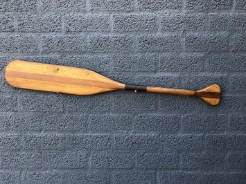Houten peddel - handgemaakt - muurdecoratie - licht