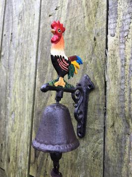 Türklingel 'Rooster', Gusseisen, klein