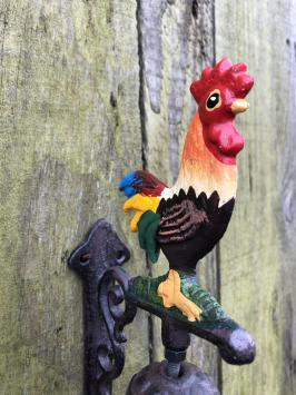 Türklingel 'Rooster', Gusseisen, klein