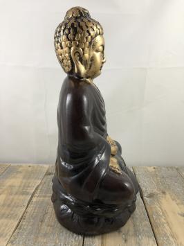 Boeddha beeld ceramic zittend Thais