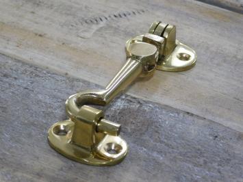 Kajütenhaken - Haken als Windhakenbefestigung, Messing, 10 cm