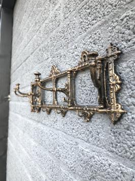 Wand kapstok, gietijzer brons - Look