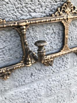 Wand kapstok, gietijzer brons - Look