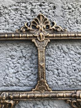 Wand kapstok, gietijzer brons - Look