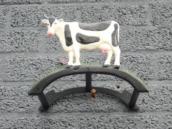 Kuh - Gartenschlauchhalter aus Gusseisen