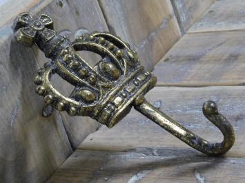Haken mit Krone, 'Königshaken, Messing
