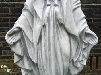 Große Maria Garten Statue, massivem Steinguss