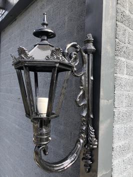 Wand buitenlamp Madrid 85, Alu gegoten met Lampenfitting en Glas