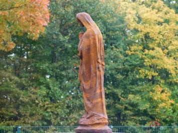 Authentische Marienstatue, Gartenstatue / Kirchliche Statue, Gusseisen Rost