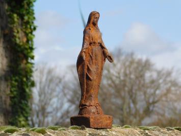 Marien Gartenstatue, gusseiserne Marienstatue, Kirche, Gartendekoration