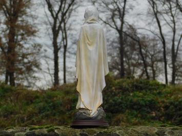 Kerkelijk beeld, Maria met rozenkrans, tuinbeeld, groot