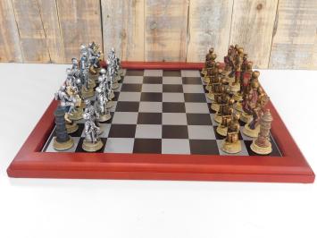 Ein Schachspiel mit dem Thema: 'MEDIEVAL KNIGHTS'