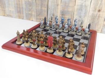 Ein Schachspiel mit dem Thema: 'MEDIEVAL KNIGHTS'