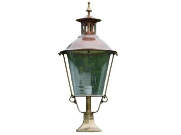 Buitenlamp op voet - 90 cm - messing en koper