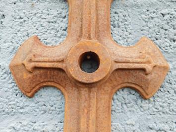 Historischer Wandanker, Balkenhalter aus Gusseisen, antiker Anker