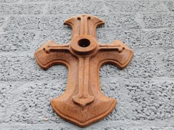 Historischer Wandanker, Balkenhalter aus Gusseisen, antiker Anker