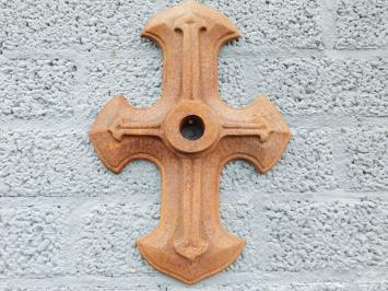 Historischer Wandanker, Balkenhalter aus Gusseisen, antik