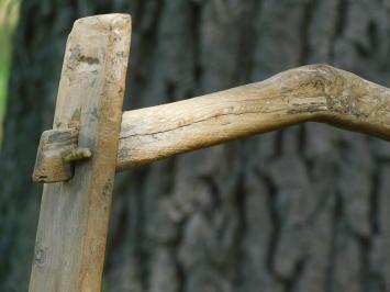 Vintage-Pflanzgefäß – 58 cm – Hartholz aus der Kolonialzeit – handgefertigt