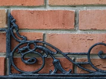 Robustes Gitter - Ornament - 113 - Schwarz