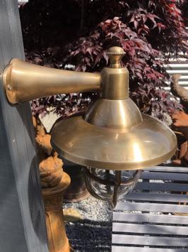 Outdoor lamp, scheepslamp, messing-koper