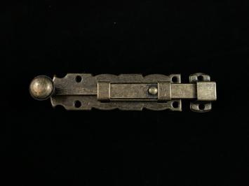 Ein schönes Schiebeschloss, patiniert, Bronze-Look, coria-150