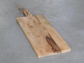 Servierbrett / Schneidebrett, groß, Küchenbrett Holz, 78 cm mit Griff