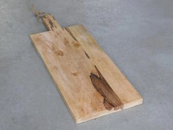 Servierbrett / Schneidebrett, groß, Küchenbrett Holz, 78 cm mit Griff