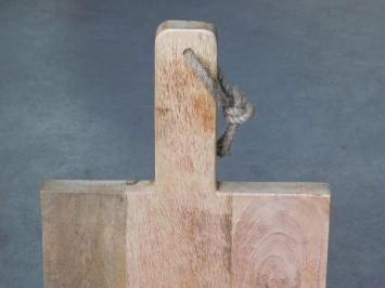 Servierbrett / Schneidebrett, groß, Küchenbrett Holz, 78 cm mit Griff