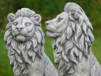 Set Leeuwen - Links en Rechts - Steen