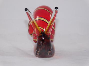 Glasskulptur Schnecke im Muranostil