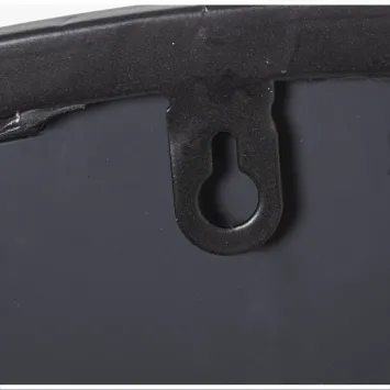 Spiegel aus schwarzem Metall, rund, Wandspiegel, moderner Wandschmuck
